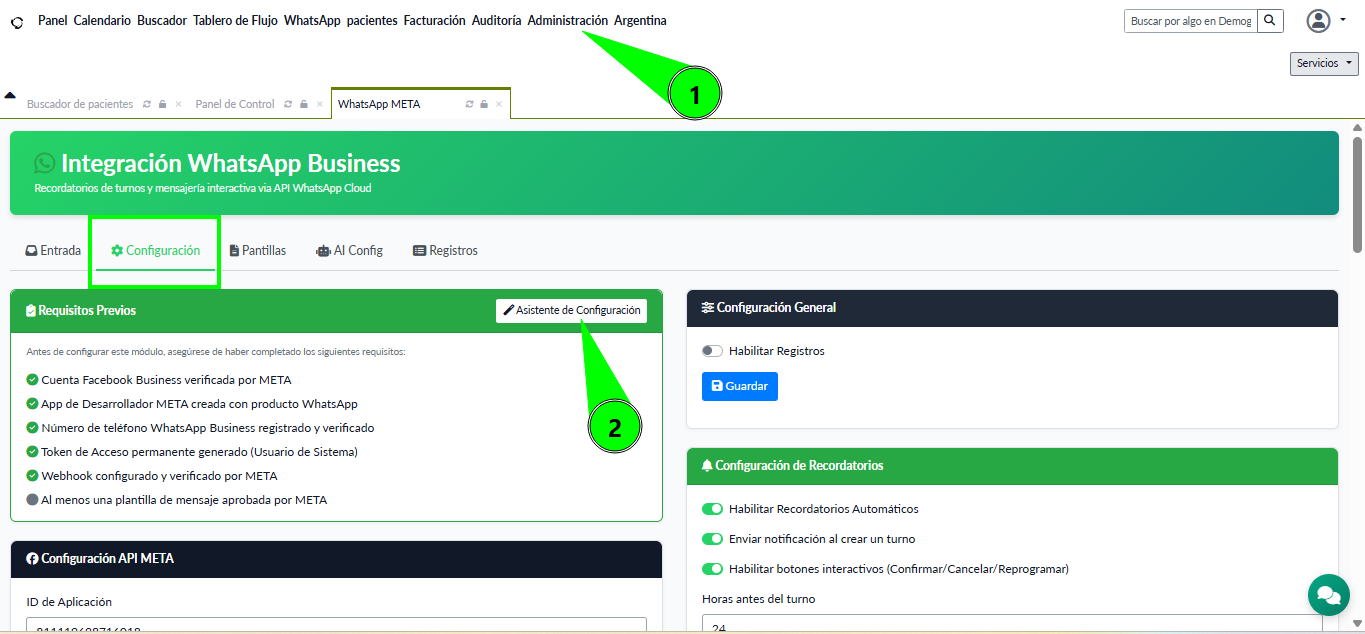 Modulo WhatsApp OpenEMR-Latam